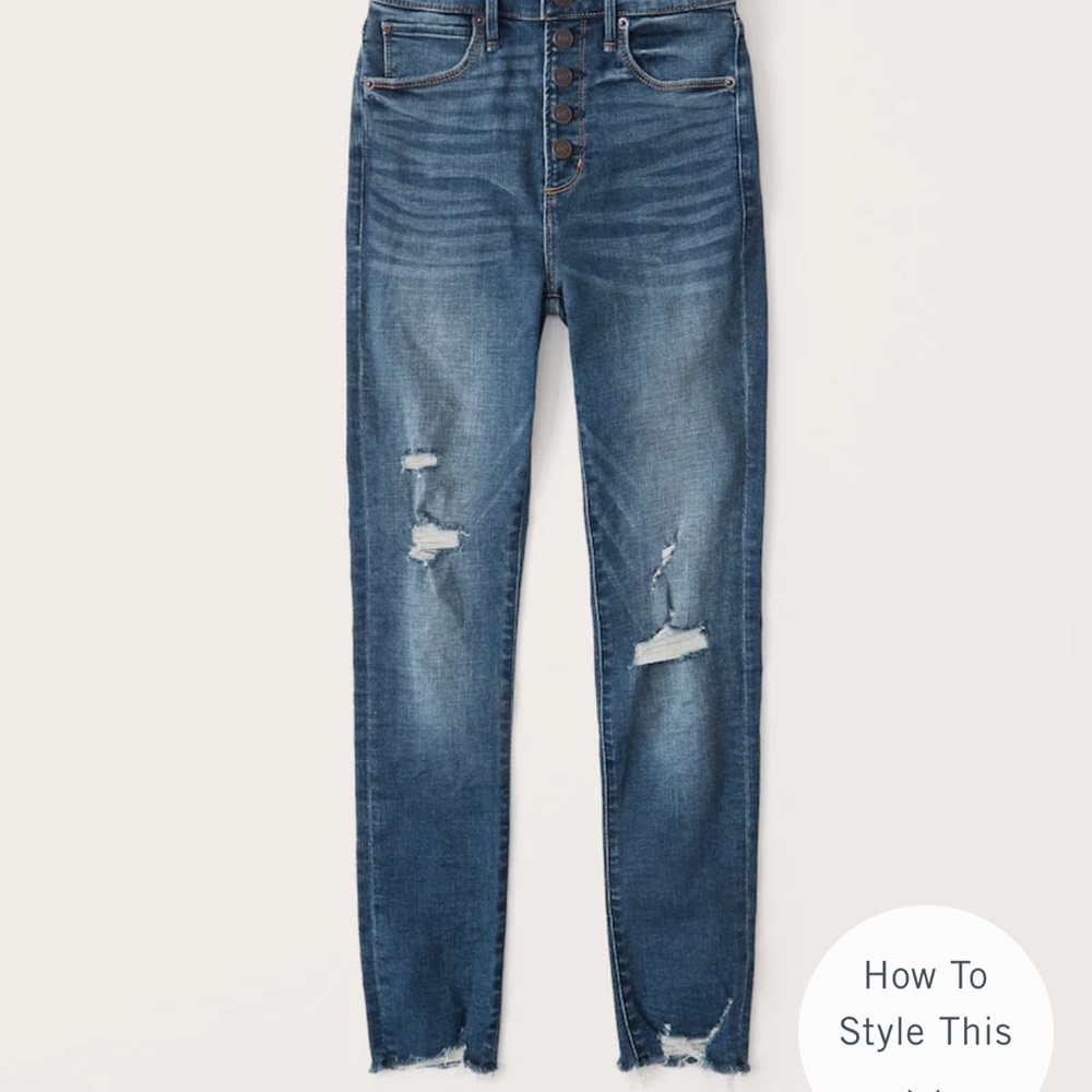 Abercrombie Skinny high rise Jeans